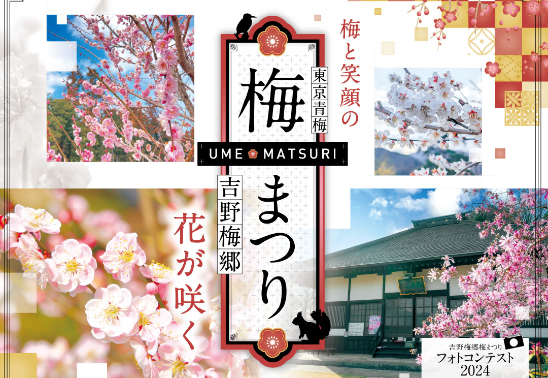 東京青梅「梅まつり」吉野梅郷